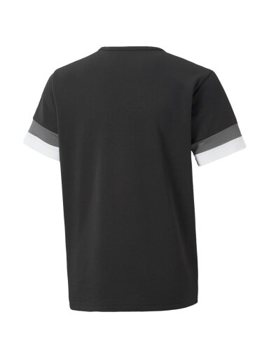 Puma teamRISE Jersey Jr vaikiški marškinėliai juodi 704938 03