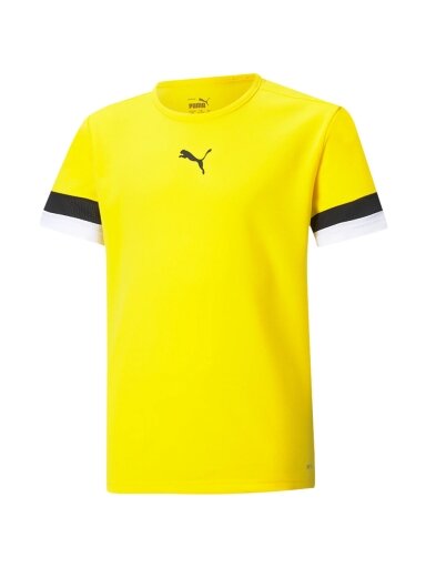 Puma teamRISE Jersey Jr vaikiški marškinėliai geltoni 704938 07