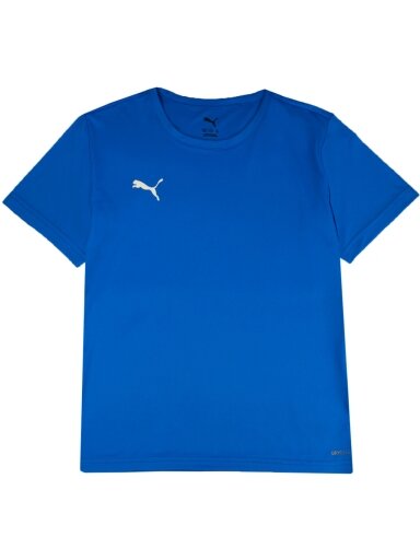 Puma teamRISE Matchday vaikiška mėlyna sportinė marškiniai 706284 02