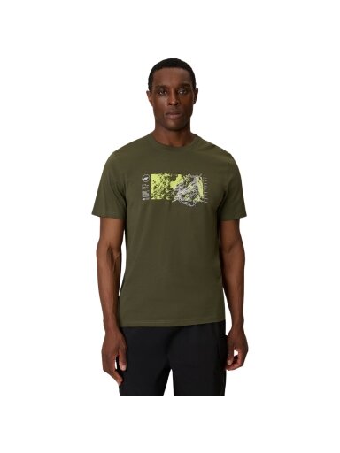 4F vyriški marškinėliai M2823, khaki, 4FWSS26TTSHM2823 43S
