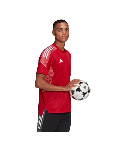 Vyriški marškinėliai Adidas Condivo 21 Training Jersey Primeblue raudona GH7166
