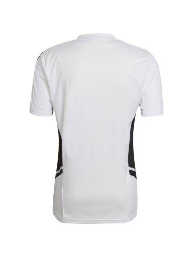 Vyriški marškinėliai Adidas Condivo 22 Jersey V formos iškirptė balta ir juoda HA6290