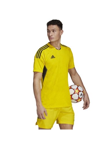 Vyriški marškinėliai Adidas Condivo 22 Match Day Jersey, geltoni HA3518