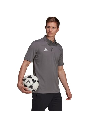Adidas Entrada 22 Polo vyriški marškinėliai, pilki H57486