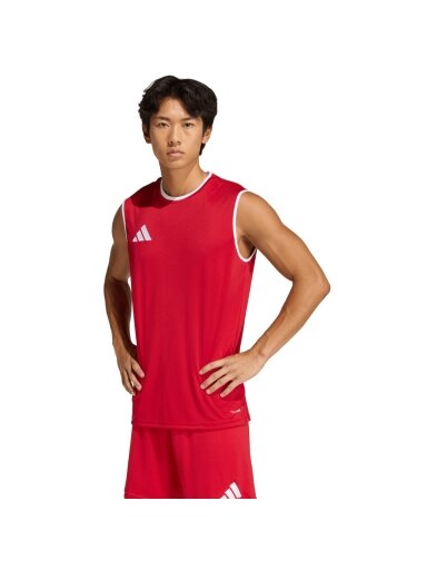Vyriški marškinėliai adidas Entrada 26 berankoviai marškinėliai raudoni KB3932