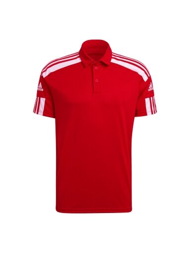 Adidas Squadra 21 Polo vyriški marškinėliai, raudoni GP6429
