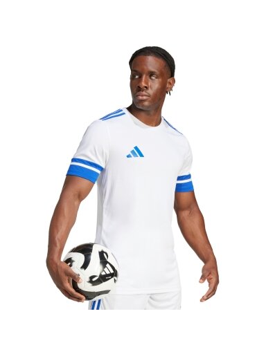 adidas Squadra 25 vyrams balta-mėlyna marškiniai JG5827