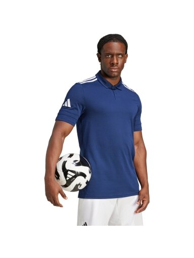 Adidas Squadra 25 Polo marškinėliai vyrams tamsiai mėlyni JY3420