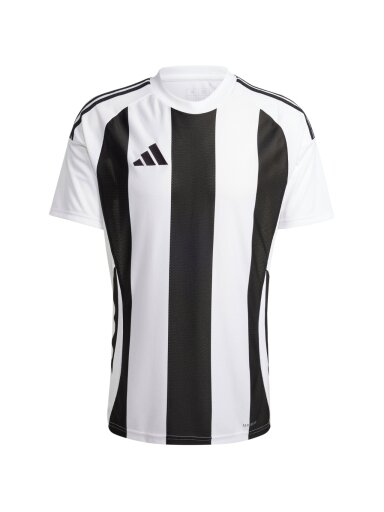 Vyriškas adidas Striped 24 Jersey baltas ir juodas IW2143