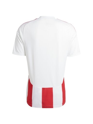 Vyriškas adidas Striped 24 Jersey baltos ir raudonos spalvos IW2142