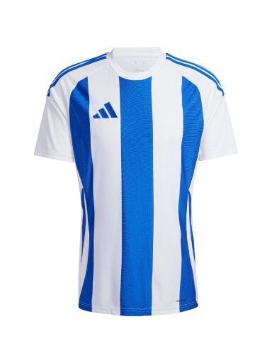 Vyriškas adidas Striped 24 Jersey baltas ir mėlynas IW2144