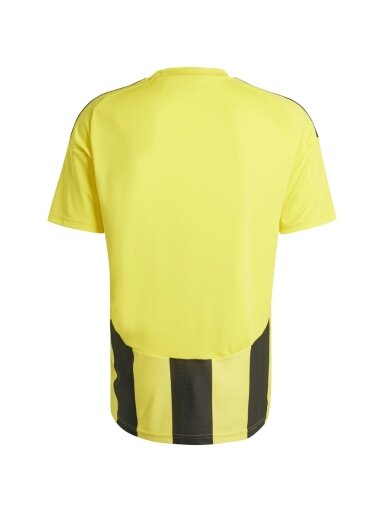 Vyriški marškinėliai Adidas Striped 24 Jersey geltonos ir juodos spalvos IW2146