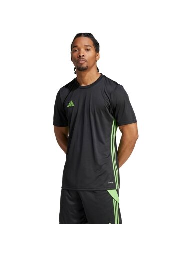 Vyriški marškinėliai adidas Table 23 Jersey black and lime JI8825