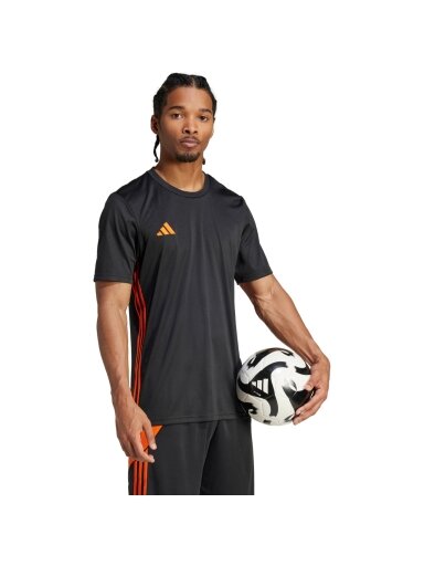 Vyriški marškinėliai Adidas Table 23 Jersey juodos ir oranžinės spalvos JI8826