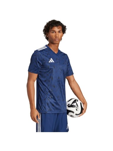 Adidas Team Icon 25 Jersey vyriška futbolo marškinėliai tamsiai mėlyni JG3556