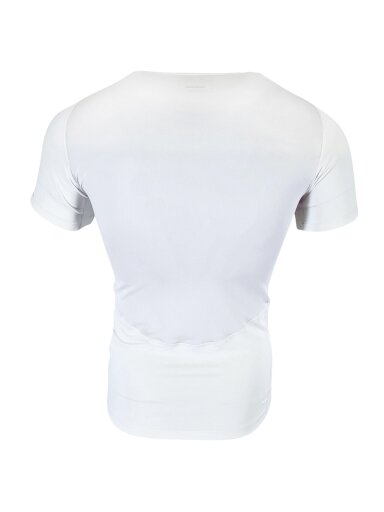 Adidas Techfit Aeroready vyriški marškinėliai trumpomis rankovėmis, balti IS7605