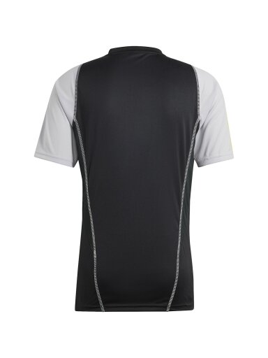 Vyriški marškinėliai Adidas Tiro 23 Competition Jersey juodos ir pilkos spalvos HU1295