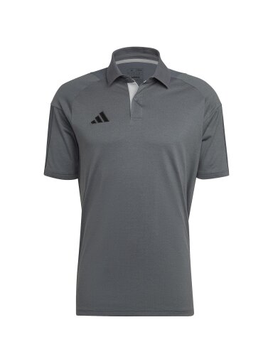 Vyriški marškinėliai adidas Tiro 23 Competition Polo pilki HU1344