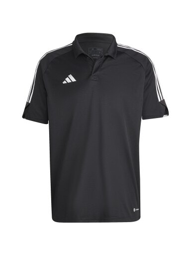 Adidas Tiro 23 League Polo vyriški marškinėliai, juodi HS3578