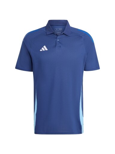 Adidas Tiro 24 Competition Polo vyriški marškinėliai, tamsiai mėlyni IR7564