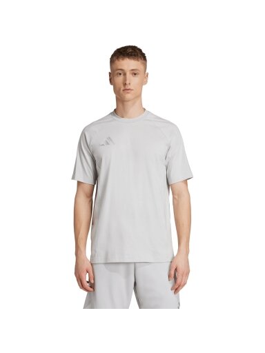 Adidas Tiro 25 Tee Travel marškinėliai vyrams pilki JY5947