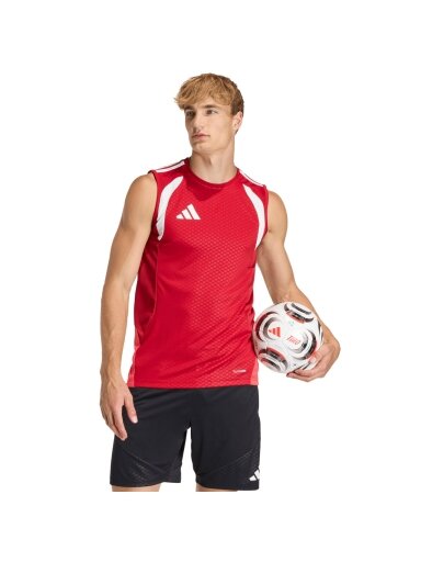 adidas Tiro 26 Competition Sleeveless Jersey vyrams raudona KA7610
