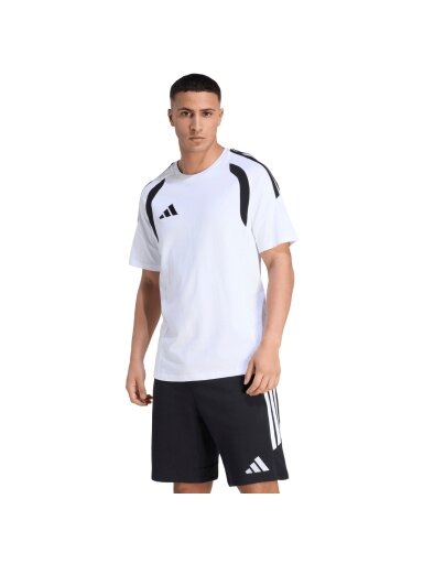 Adidas Tiro 26 League Tee marškinėliai vyrams balti-juodi KC3698