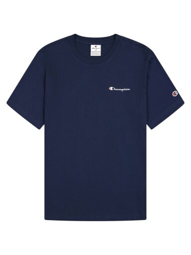 Champion SS Tee vyriški marškiniai, tamsiai mėlyni 220264 BS501