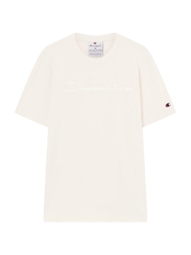 Champion SS Tee vyriški marškiniai, kreminė 220273 WW056