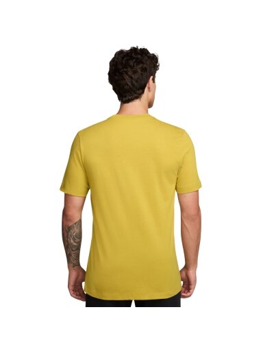 Nike marškinėliai vyrams Club Tee geltoni AR4997 389
