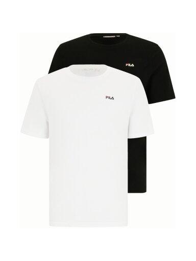 Fila Brod vyriški marškiniai 2 pak. balti, juodi FAM0083 83072