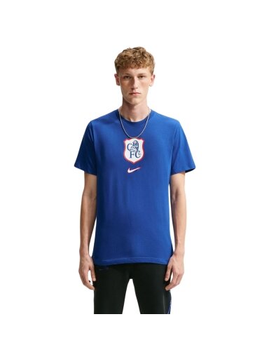Nike vyriški marškinėliai Chelsea F.C., mėlyni, IQ4996 495
