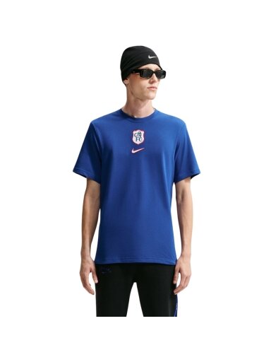 Nike vyriški marškinėliai Chelsea F.C. Primary, mėlyni, IQ7105 495