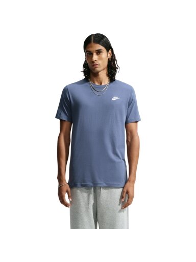 Nike vyriški marškinėliai Club Tee juodi AR4997 491