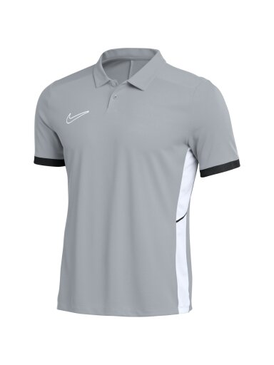 Nike Dri-Fit Academy 25 SS Polo poliesterio marškinėliai vyrams pilki FZ9759 012