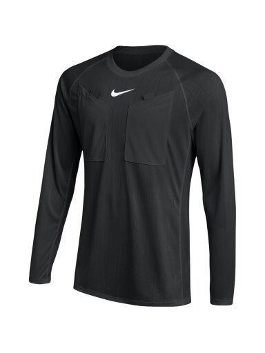 Nike Dri-FIT Referee III vyriški marškinėliai juodi ilgomis rankovėmis HV8326 010