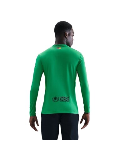Nike FC Barcelona 2025/26 Stadium Goalkeeper vyriški marškinėliai, žali HQ0477 311
