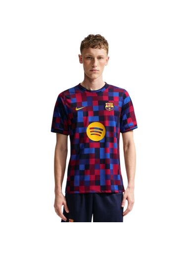Nike FC Barcelona Home vyriški marškinėliai, tamsiai mėlyni-bordo, II1667 621