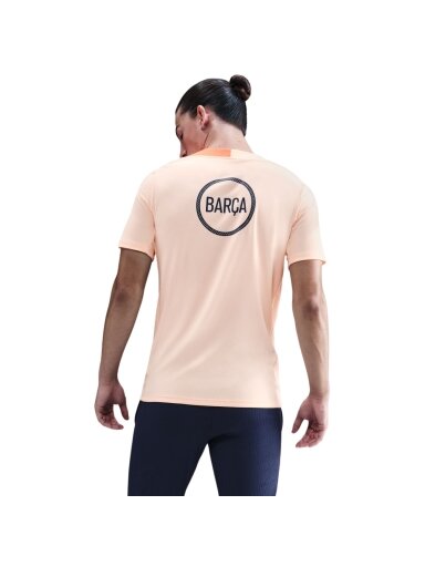 Nike FC Barcelona Strike Third vyriški marškinėliai, oranžiniai HM3344 808