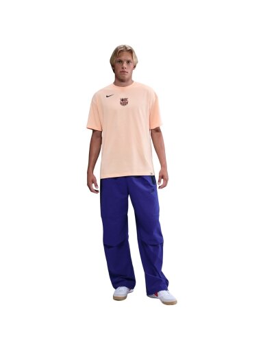 Nike FC Barcelona T90 Remix vyriški marškinėliai, oranžiniai, HQ8388 807