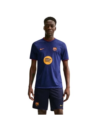 Nike vyriški marškinėliai FC Barcelona Third, tamsiai mėlyni, II6704 498