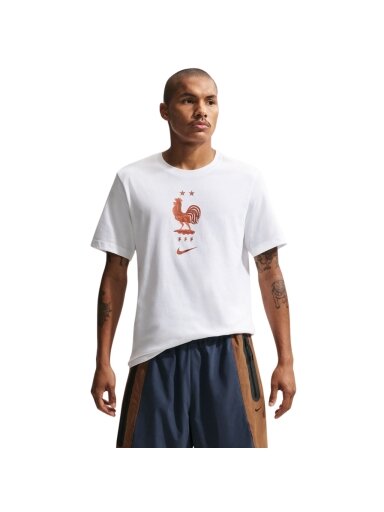 Nike FFF Soccer marškinėliai vyrams balta IH2181 100
