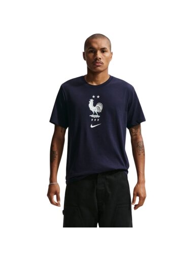 Nike FFF Soccer marškinėliai vyrams tamsiai mėlyni IH2181 498