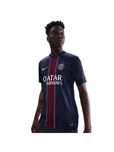 Nike PSG Dri-Fit Jersey SS Stadium Home vyrams tamsiai mėlyna HJ4593 411