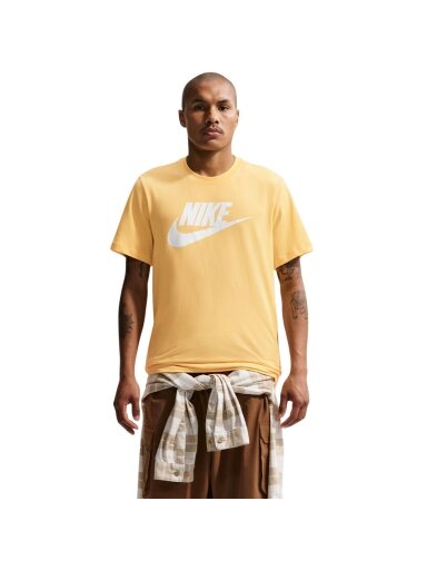 Nike Sportswear vyriški marškinėliai geltoni AR5004 796