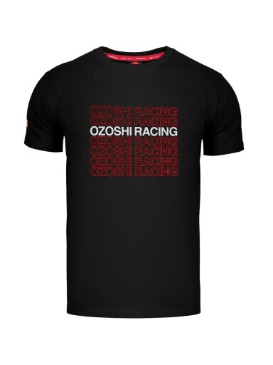 Ozoshi TSH04 vyriški marškinėliai juodi OZ93791