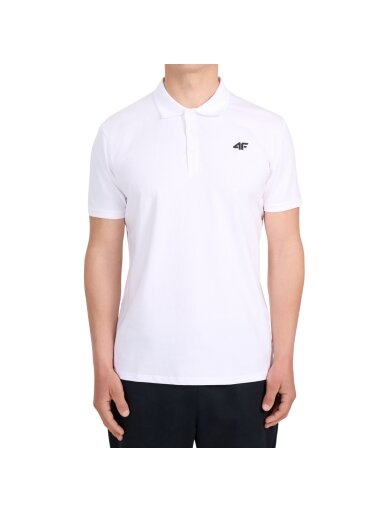4F vyriški polo marškinėliai M0770, balti, 4FWMM00TPTSM0770 10S