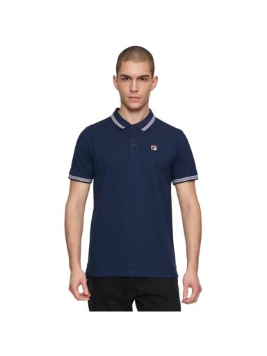 Fila Lubbeek vyriški polo marškiniai, tamsiai mėlyni FAM0898 50004