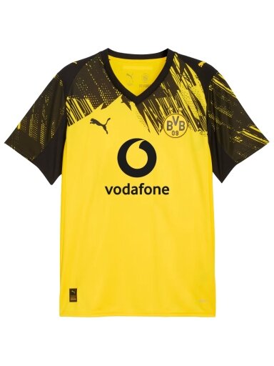 Puma vyriška BVB Home Jersey Replica Faster marškinėliai geltoni 780088 01