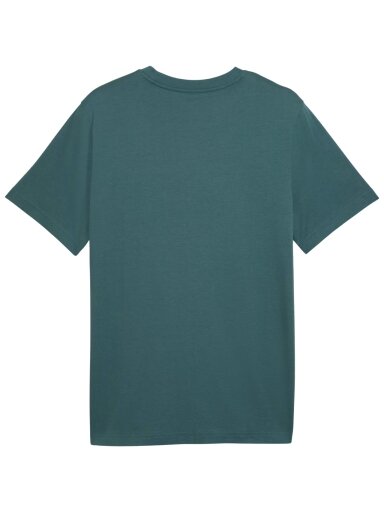 Puma Ess 2 Spalva Maži Nr. Vyriški marškinėliai 1 logotipu Tee žalia 684717 90